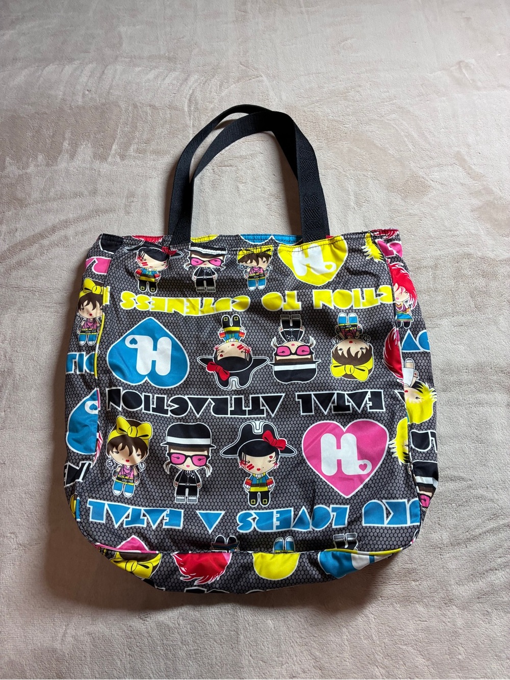 Harajuku Lovers Gwen Stefani Y2K Kawaii Graphic Tote Bag Shoulder Bag Everyday